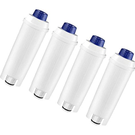 Lot de  4 filtres ECAM DLSC002 (5513292811) Cafetière, Expresso DELONGHI, KENWOOD, ARIETE
