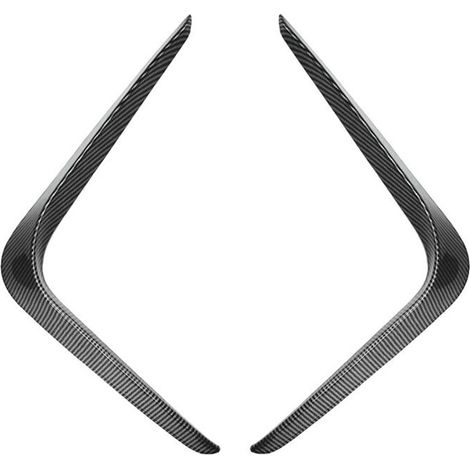 Spoiler anteriore per paraurti + coperture decorative in fibra di vetro per i fendinebbia della BMW Serie 4 G26 M Sport 2020. (1/3)
