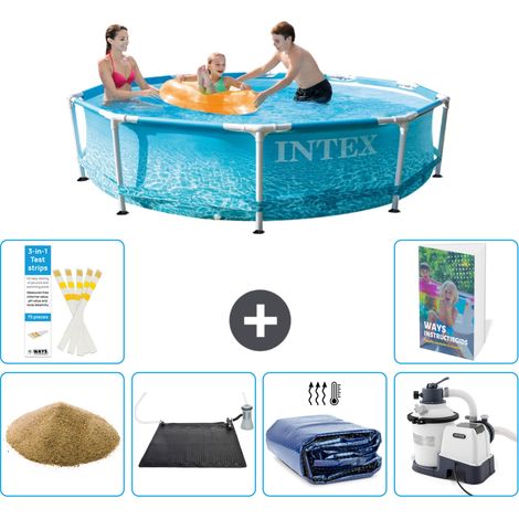 Frame Pool Rund - 305x76 cm - 7-teilig S69