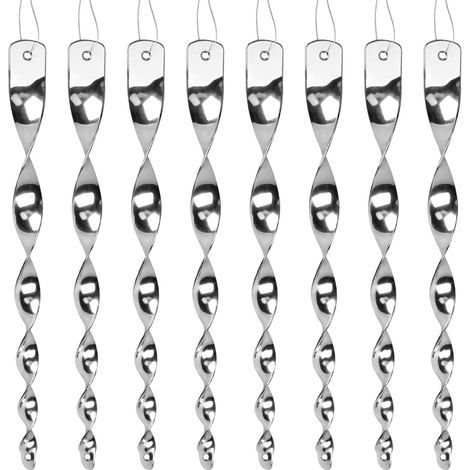 Répulsif Oiseaux Effaroucheur Oiseaux Spirale Répulsif Réfléchissants Spirale Oiseaux Tiges Spiralées en Plastique épouvantail effaroucheur d'oiseaux Moderne pour Potager Ferme Jardin phe 8 Pc (1/5)