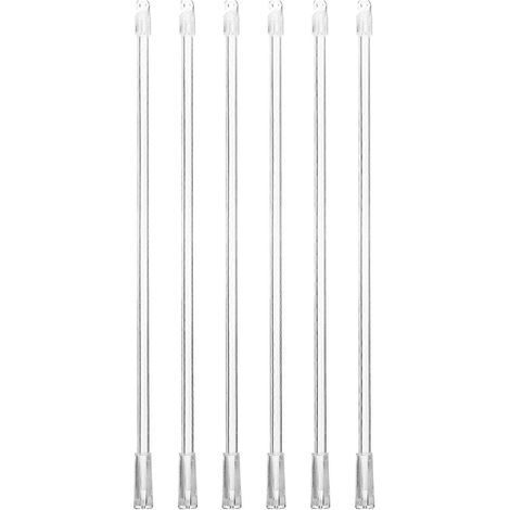 jeux de baguettes pour stores verticaux, tiges de rechange, baguettes d'inclinaison pour stores-33x1cm (1/4)