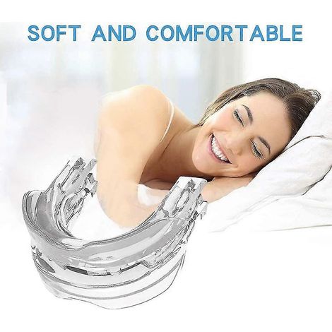 Protège-dents ajustable anti-ronflement pour l'apnée du sommeil et le grincement des dents (1/4)