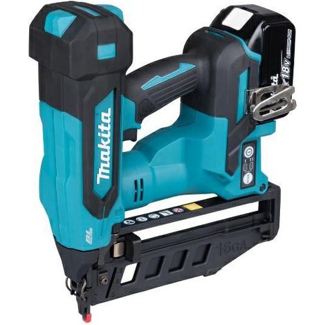 Clavadora inalámbrica Makita DBN601RTJ verde de alto rendimiento