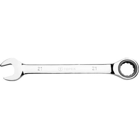 Llave de boca fija con trinquete, 21 mm (1/2)