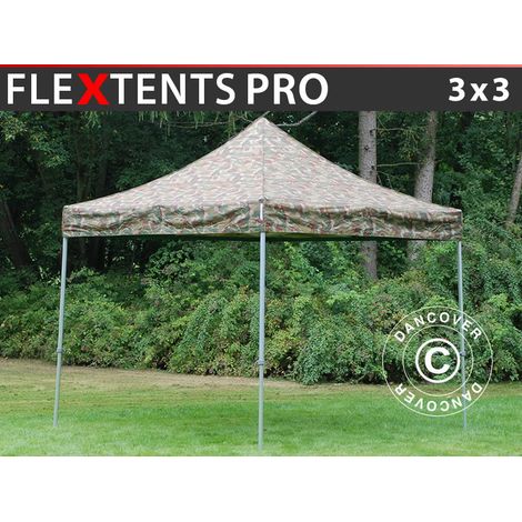 Pop up gazebo FleXtents PRO 3x3 m Camouflage/Military