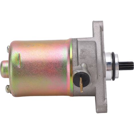 Démarreur électrique de moto remplaçant pour GY6-50/60/80cc, compatible go-karts, scooters, quads et SSV, pièce de rechange moteur (1/5)