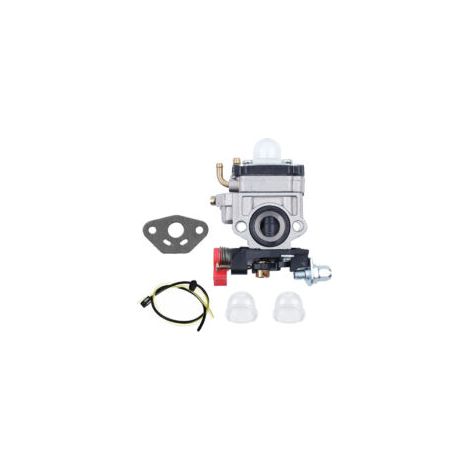 Carburatore compatibile Walbro WYJ 26cc-33cc, in acciaio al carbonio, facile installazione, con tubo del carburante e gruppo pompa primaria. (1/4)