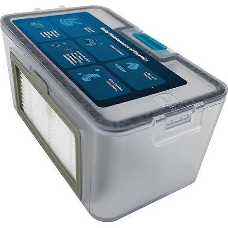 Pour Cecotec Conga 999/Cecotec Conga M10 Kilgone G20 Aspirateur robot Bac à poussière Bac à poussière (1/5)