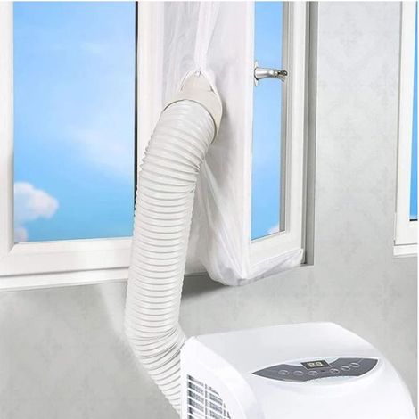 4M Guarnizione per Finestre, Kit di Sigillatura in Tessuto per Tutte le Unità di Climatizzatori Portatili e Asciugatrici (1/4)