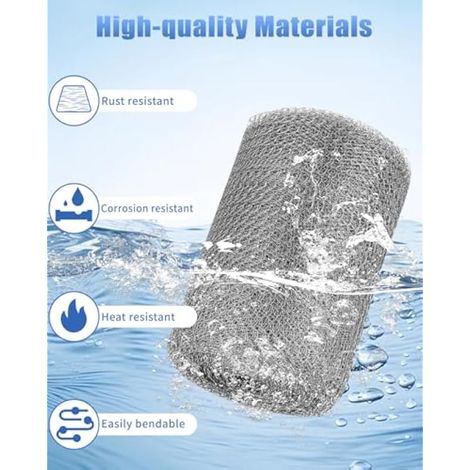 Grillage en acier inoxydable, 6 m x 12,7 cm (maille fine), (1/3)