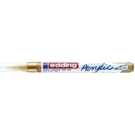 ROTUL.EDDING 5300 ACRYLIC 1-2 mm ORO - Pack de 10 unidades
