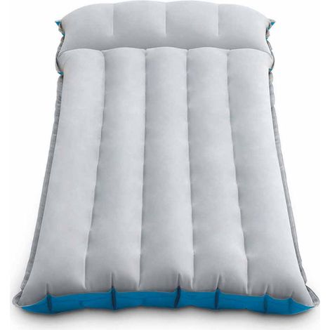 materasso singolo gonfiabile intex "camping" grigio chiaro 67x184x17 cm - cod. 67997 (1/10)