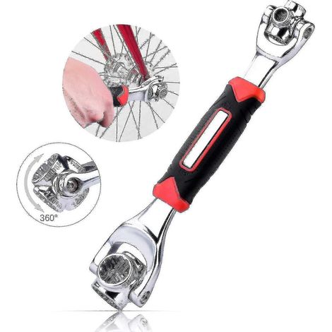 Ensemble d'outils Tiger Wrench 52 en 1 : douilles multifonctions, clés Tiger, clé rotative à 360°, outils à main (1/5)