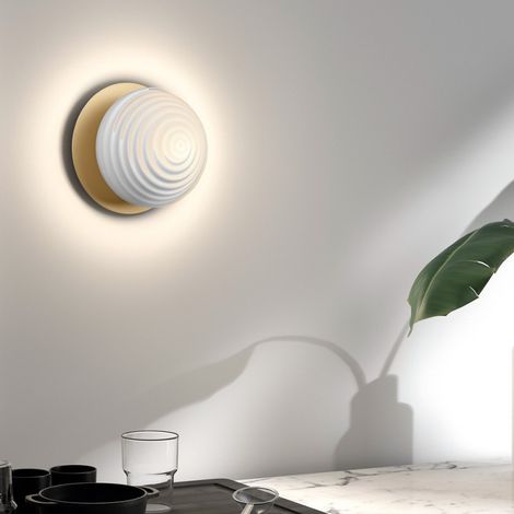 Applique Globe Relief Ciao Laiton Mat (1/3)