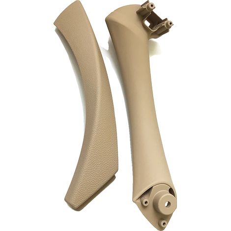 Maniglia per porta, materiale resistente, compatibilità universale, beige sinistra (1/2)