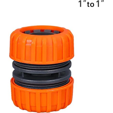 (1 pièce 1-1) 1 raccord rapide en plastique pour tuyau d'arrosage 1/2" 3/4" 1 adaptateur/rallonge de raccord double mâle pour tuyau (1/5)
