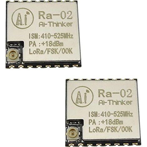 2PCS Lora SX1278 433M 10KM sans Fil Étaler Le Spectre Module de Transmission Ra-02 IPEX Douille DIY Kit pour SPI GPIO l'interface (1/5)