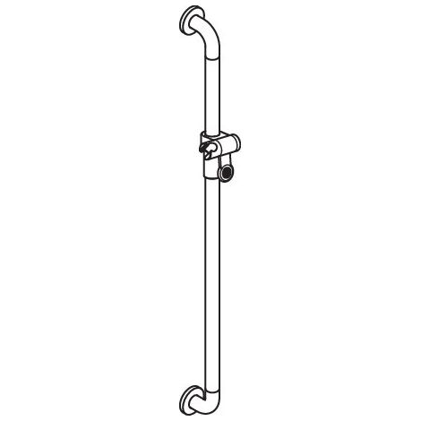 HEWI 477.33.104 Barre porte-douche Série 477 (1/2)