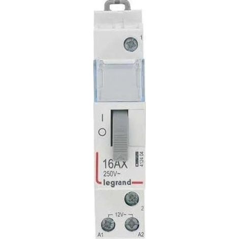 Legrand CX³ relé de escalera blanco 16A 12V 1 módulo