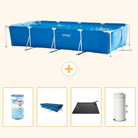 Intex Piscine Tubulaire Rectangulaire - 450x220x84 cm - 5-pièces S168 (1/5)