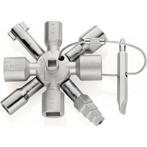 pair TwinKey Clé universelle pour armoires de commande pour toutes les armoires et systèmes de fermeture standard (92 mm) 00 11 01 4