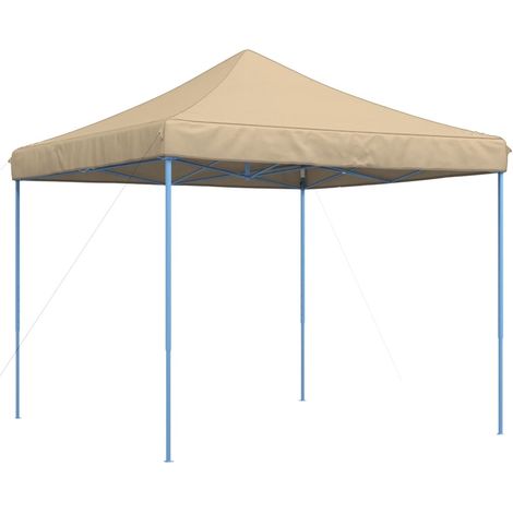 Maison Exclusive - Partyzelt Faltbar Pop-Up Beige 292x292x315 cm