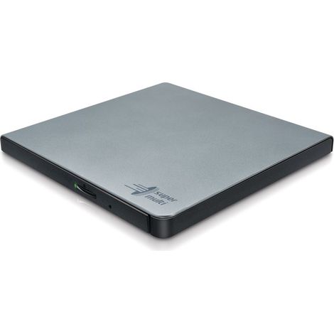LG Slim DVD-Brenner GP57ES40, 24x, USB, portable, schwarz-silber (1/4)