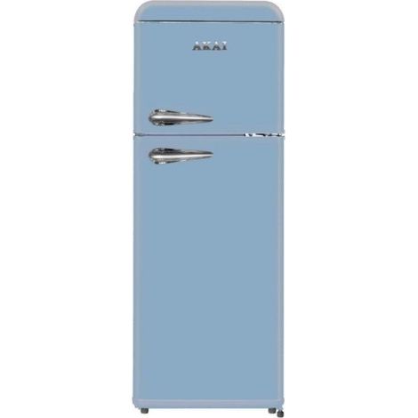 Akai Frigorifero Doppia Porta Retro' Vintage Blu CLASS280KBL