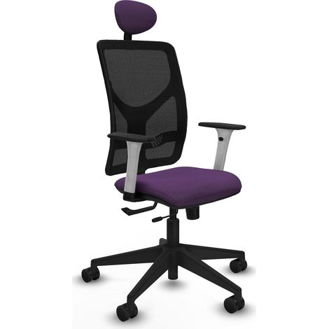 Sedia da ufficio piqueras y crespo Motilla nero mesh comoda (1/2)