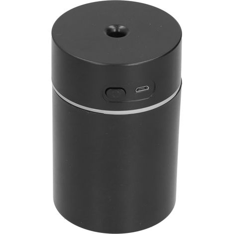 Mini humidificateur de voiture silencieux et portable, avec brumisateur hydratant USB, pour chambre, bureau ou voiture (noir). (1/5)