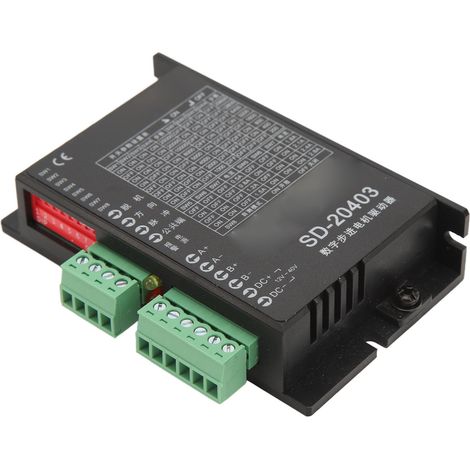 Digitaler Treiber für 12V-40VDC Zweiphasen-Schrittmotoren, Mikroschrittsteuerung mit hoher Bewegungsgenauigkeit. (1/5)