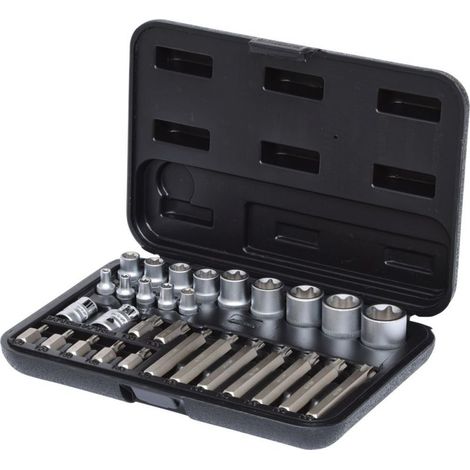 KS Tools TX-Steckschlüssel- und Bit-Satz, 30-tlg