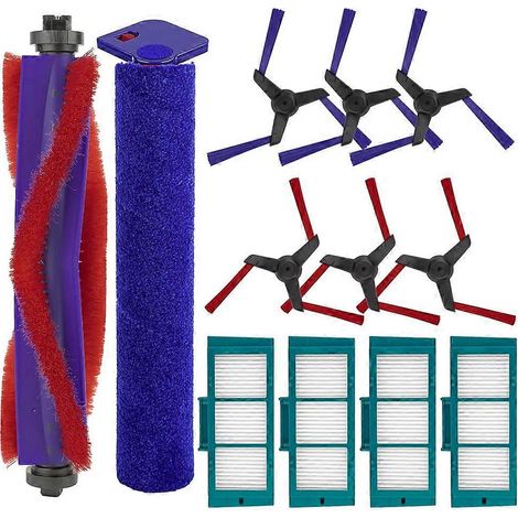 Pièces de rechange pour aspirateur robot Spot+Scrub Ai : brosse principale, rouleau de lavage et filtre HEPA (1/5)