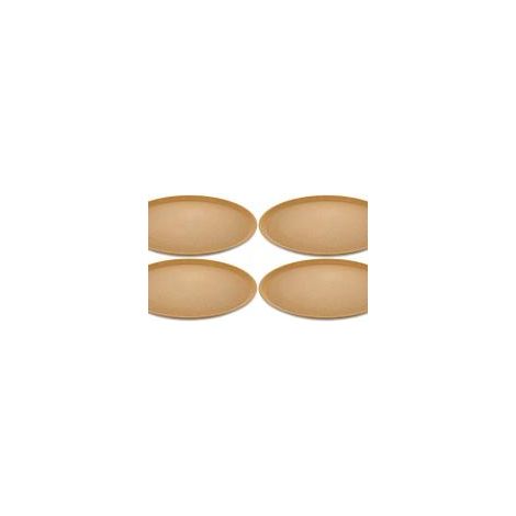 Assiettes koziol CONNECT brun 25 cm set 4