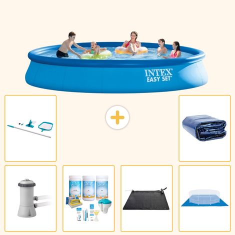 Intex Piscine Easy Set Ronde - 457x84 cm - 7-pièces  S20277 (1/5)