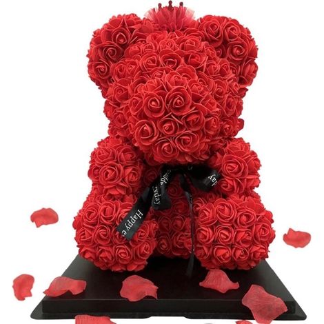 100 künstliche Rosenblüten, rote Schaumstoffrosen, künstliche Rosen, DIY-Dekoration für Hochzeitsfeiern und Bastelarbeiten (1/5)