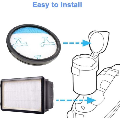Filtre pour aspirateur,2x Ensemble de filtres d'aspirateur Hepa pour aspirateurs Rowenta Compact Power Cyclonic tels que RO3731EA, RO3724EA, RO3753EA, RO3786EA, RO3798EA, RO3718EA, RP3721EA, filtres t (1/4)
