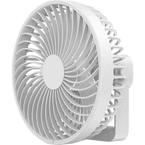Ventilateur de plafond à 4 vitesses avec lampe et chargeur USB, cadeau d'été pour les amis (1/5)