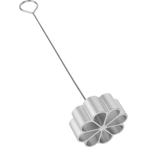 Set aus Aluminium-Gebäckformen für Donuts, Kekse, Honigkuchen, Chrysanthemenmuster. (1/5)