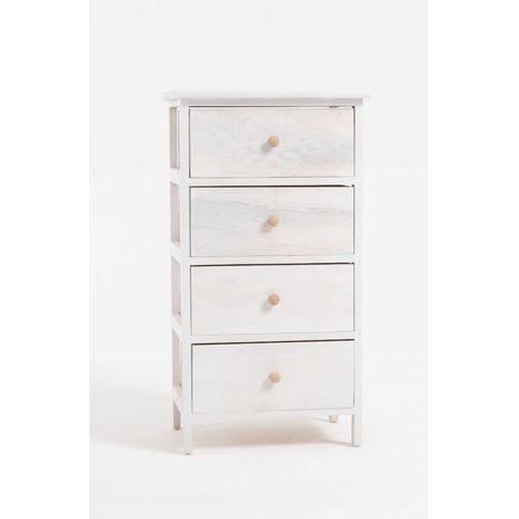 Muebles Auxiliares - Cajonera Mabet Ancha 4 Cajones