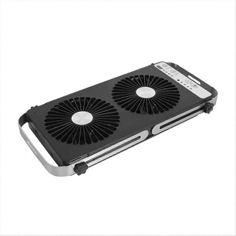 Ventilateur de refroidissement étanche 12 V pour voiture, toit ouvrant, radiateur, accessoires pour camping-cars et caravanes, noir (1/5)