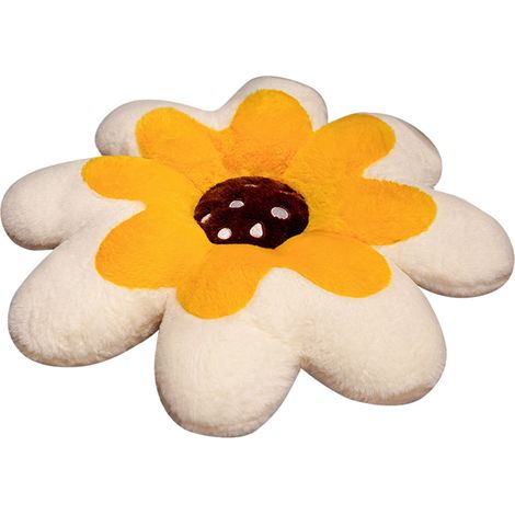 Coussin Au Sol - Forme Fleur - Diamètre 45 cm ou 60 cm - Pour Lecture Et Détente - Intérieur Maison Voiture - 1 Pièce (1/5)