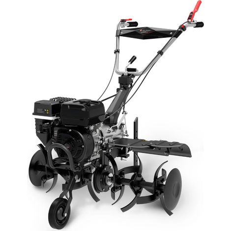 Motoculteur thermique 7CV 212 cm³ – Largeur de travail 56-86 cm – Labourage jusqu'à 32 cm – Transmission 3 vitesses avant – Lamborghini (1/4)