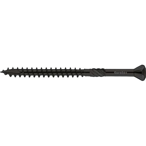 EUROTEC Hapatec Fassadenschraube 5.0 x 50 mm - Edelstahl C1, schwarz