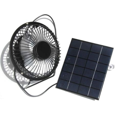 Kit de ventilateur de panneau solaire USB, Mini Panneau Solaire 2 W pour Serre, petit poulailler, remise (1/5)