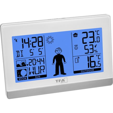 TFA Dostmann Weather Boy 35.1159.02 Funk-Wetterstation Vorhersage für 8 Stunden Anzahl Sensoren max. (1/3)