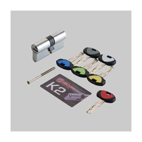 CILINDRO SAGOMATO 'K2' SECUREMME 70 mm (25+10+35) - SECUREMME