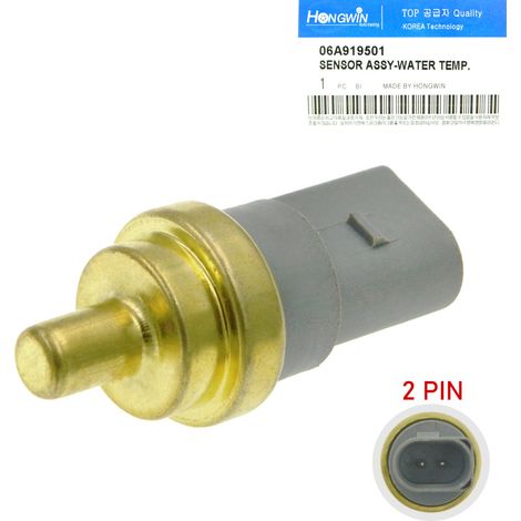 Capteur de température de liquide de refroidissement compatible avec Audi et Skoda, références 06A919501 et 95510612500. (1/5)