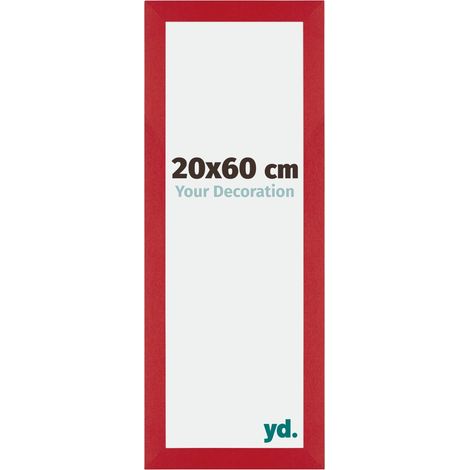 yd. - Cadre photo 20x60 - Rouge - MDF - Mura (1/5)