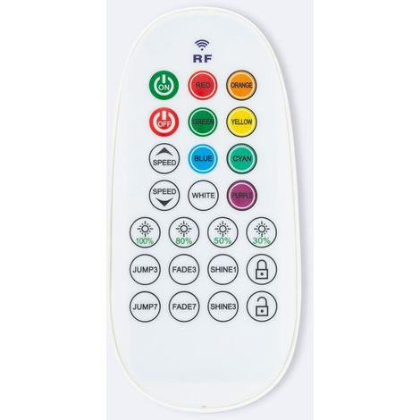 Controller per Strisce LED RGB 220V AC SMD Silicone FLEX con Telecomando RF Bianco (1/4)